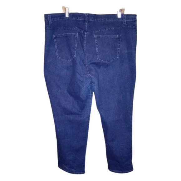 Gloria Vanderbilt Blue Jeans Amanda Fit Short Plus Size 18W - Picture 4 of 4